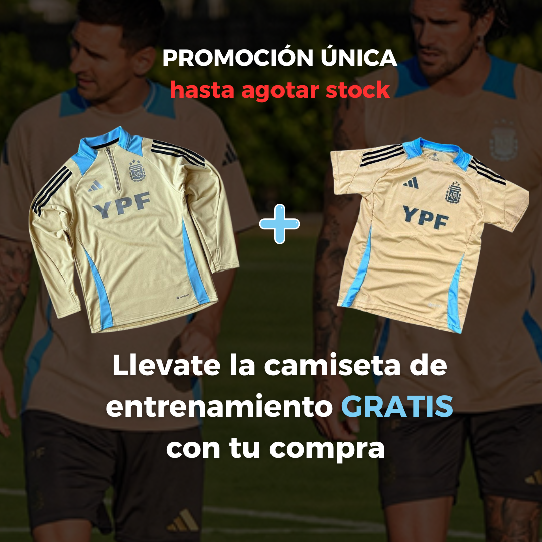 Buzo Copa América Argentina 2024 + Camiseta de entrenamiento GRATIS