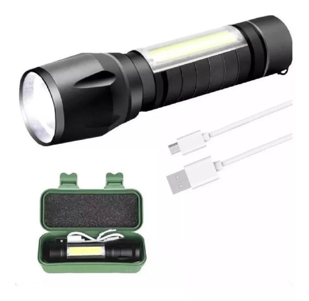 Mini linterna LED liviana, luz de bolsillo ajustable Luz de